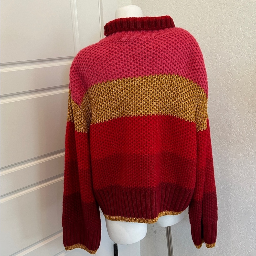 FARM Rio Shiny Stripes Knit Sweater - Picture 10 of 13